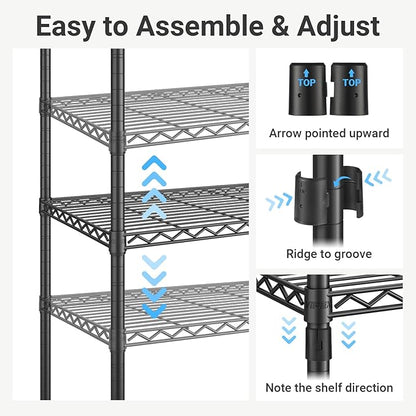 VIPEK V7 Clothes Rack Heavy Duty Max Load 670lbs, Garment Rack - Image 7