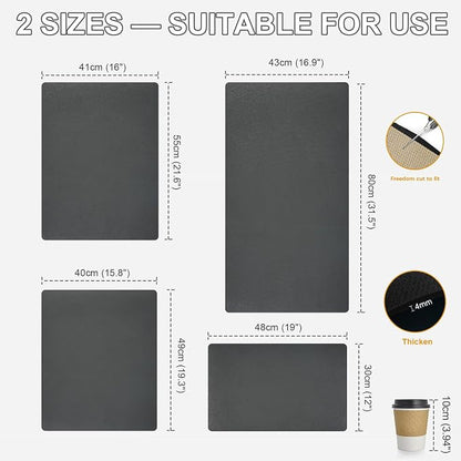 Dish Drying Mat & Coffee Mat for Kitchen Counter, Absorbent Microfiber - Image 7