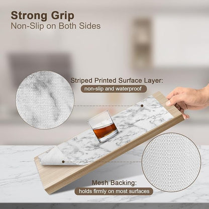 OcePor Non-Adhesive Drawer and Shelf Liner 24IN x 20FT，Non Slip Cabinet and - Image 2
