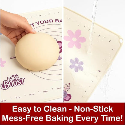 Silicone Baking Mat Gift Set – XL Non-Stick Pastry Mat - Image 3