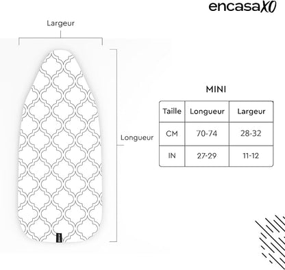 Encasa XO Ironing Board Cover and Pad 28"x12" - Image 3