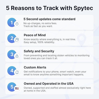 (2 Pack) Spytec Atlas GPS Tracker for Vehicles, Cars, Trucks, Kids & Seniors | Hidden Mini GPS Tracker Device for Fleet Vehicles | Geofencing | Real-time Tracking and Updates | Subscription Required