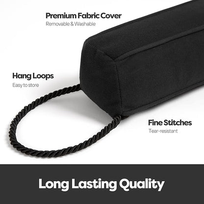 Weighted Door Draft Stopper for Front Door, for Exterior, Back Door, Fits Door - Image 6
