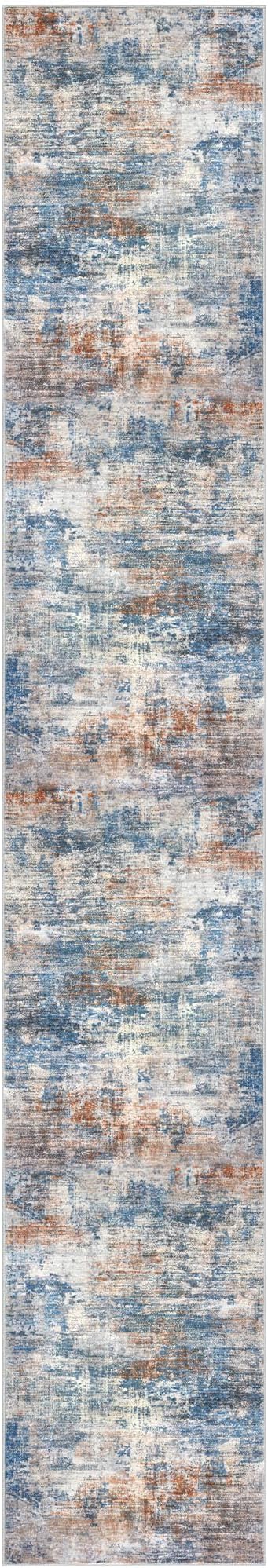 IOHOUZE Abstract Runner Rug 3x16 Ft Extra Long Washable Runners - Image 9