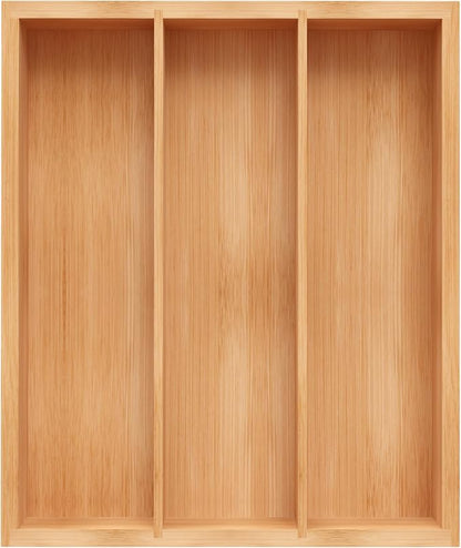 Bamboo Utensil Drawer Organizer, Kitchen Drawer Organizer by Unibambou