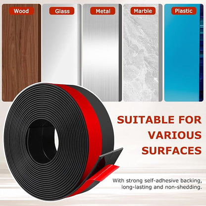 Weather Stripping Self Adhesive Door Draft Stopper Flexible Shower Door Bottom - Image 5