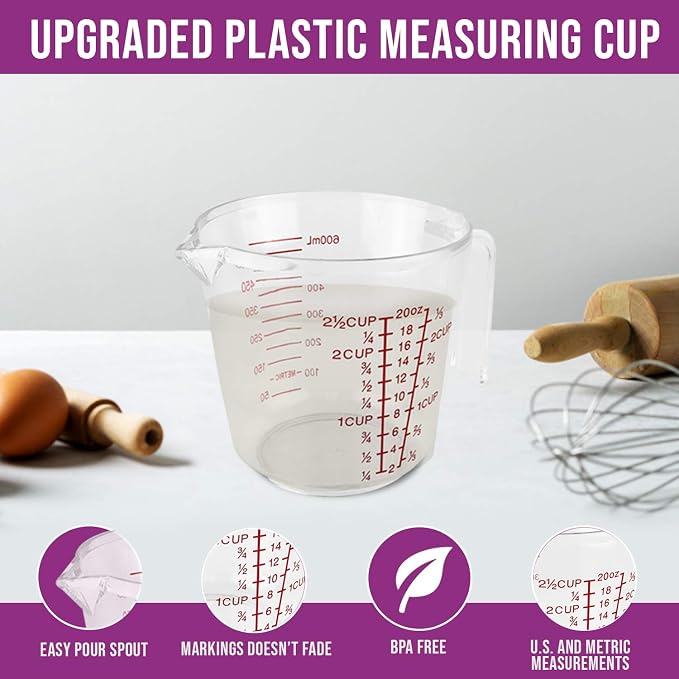 Measuring Cups and Spoons Set 13 Piece. Includes 10 Stainless Steel Measuring - Image 4