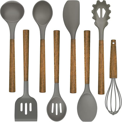 Umite Chef Silicone Cooking Utensil Set, 8-Piece Kitchen Utensils Set by UmiteChef