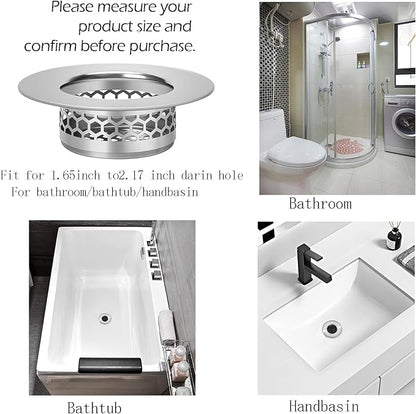 Hair Catcher Shower Drain Bathtub Lavatory Sink Drain Strainer - Image 4