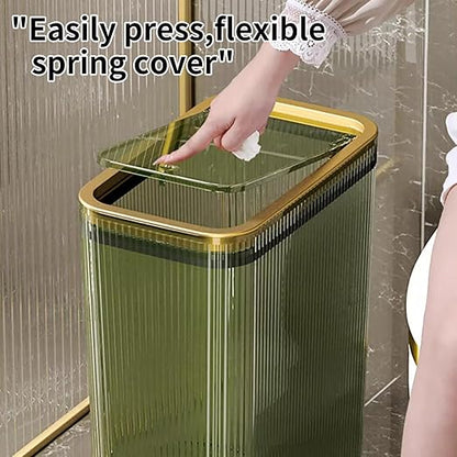 Transparent Trash Can, Bathroom Trash Cans - Image 3