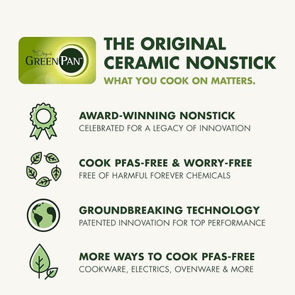 GreenPan Hybrid 13 Piece Nonstick Stainless Steel Cookware Set, APEX Tri-Ply - Image 10