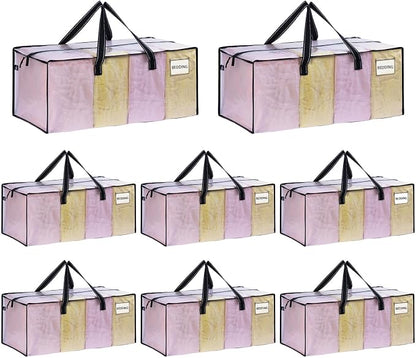 VENO 8 Pack Moving Bags Extra Large Storage Bags by Veno