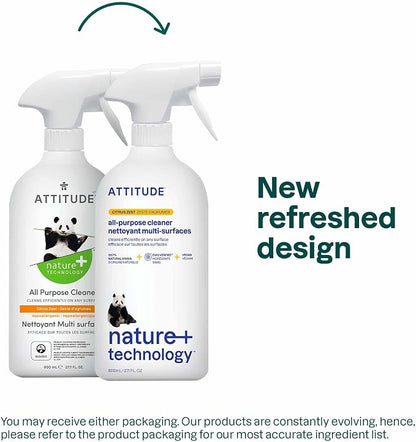 ATTITUDE All Purpose Cleaner Spray, EWG Verified, Made - Image 2