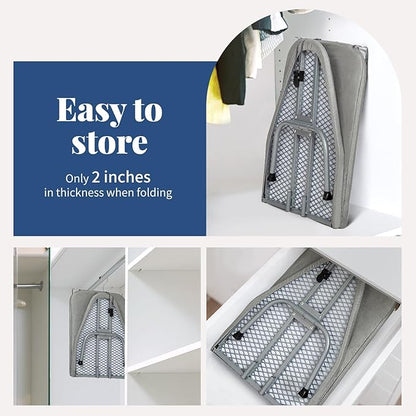 Tabletop Ironing Board with Iron Rest, Small Ironing Board Foldable with Heat - Image 5