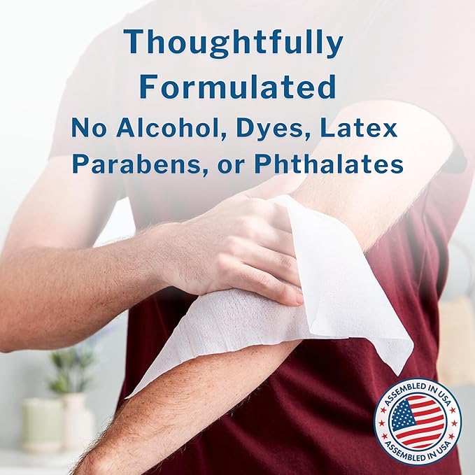 McKesson Washcloth Wipes for Adults, Scented Disposable Wash Cloths for Body - Image 5