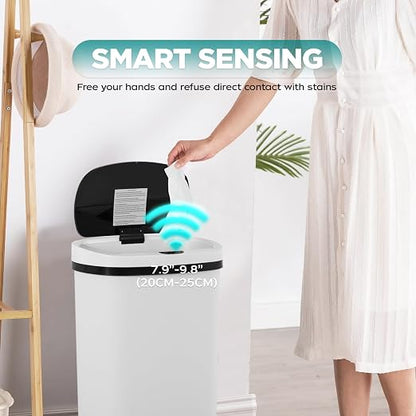Automatic Motion Sensor Bathroom Trash Can - Image 3