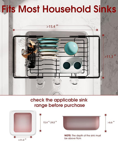 Sakugi Dish Drying Rack in Sink - Image 2