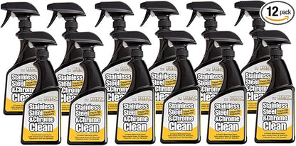 Flitz Stainless Steel & Chrome Clean - 16oz Bottle by FlitzInternationalLTD