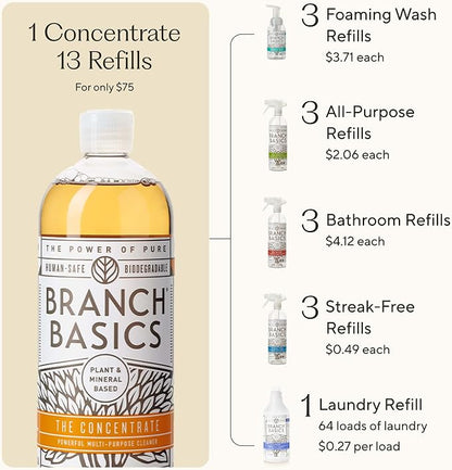 Branch Basics Concentrate + Oxygen Boost REFILL: Stain Remover and All Purpose - Image 5