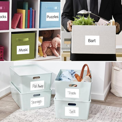 Joyberg Storage Box Labels, Tear-Resistant, No Residue, - Image 7