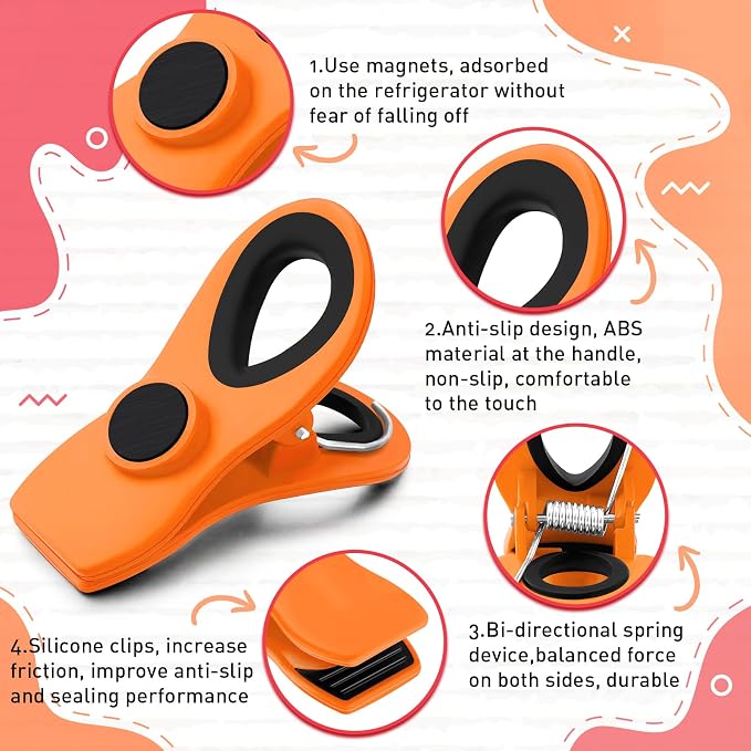 FINDMAG 24 Pack Magnetic Chip Clips - Image 3