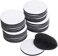 BRAVESHINE Double Sided Adhesive Tapes - 24PCS Sticky-Back Hook and Loop Tapes - Self-Adhesive Sticky Tape - Carpet Pad Mounting Tape for Wall Decorations or Tools Hanging - Round 2 inch