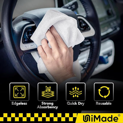 Shop Towels, 240 Pack Commercial Grade Work Rags Microfiber Towel - Image 6