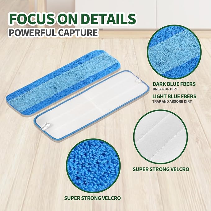 20 Pack Microfiber Cleaning Pads - Image 2