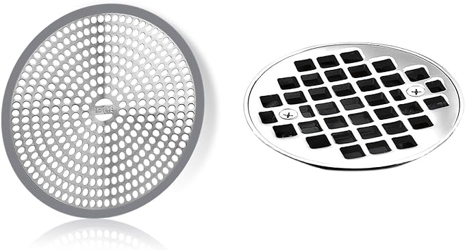 LEKEYE Shower Drain Hair Catcher/Strainer/Stainless Steel and Silicone - Image 3