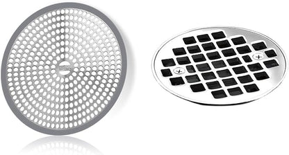 LEKEYE Shower Drain Hair Catcher/Strainer/Stainless Steel and Silicone - Image 3