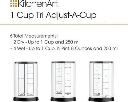 KitchenArt Pro Adjustable Measuring Set, Includes Adjustable Tablespoon - Image 6