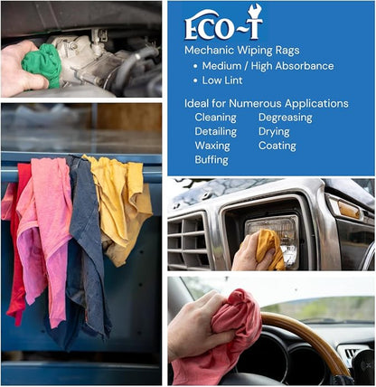 24 x 1 Lb Bags Eco-T Mechanic Shop Rags - Image 4