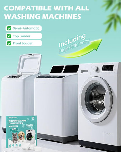 Washing Machine Cleaner Tablets: 40% Stronger Cleaning Power, Deep Cleaning - Image 9
