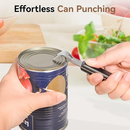 Anyongora 2-in-1 Can Punch Opener & Bottle Opener, Can Opener, Stainless Steel - Image 3