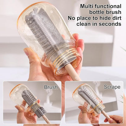 Baby Bottle Drying Rack，Travel Baby Bottle Drying Rack Set, Cleaner Kit - Image 4