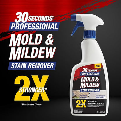 30 SECONDS Pro Mold and Mildew Stain Remover | Scrub Free | Brighter Results - Image 6