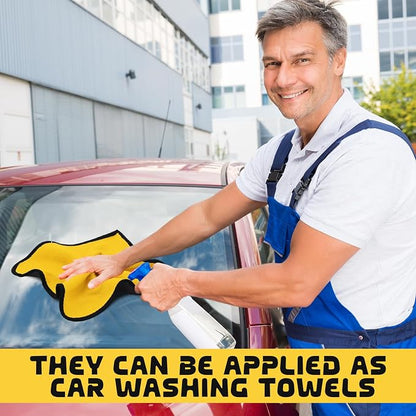 Tallew 50 Pcs Microfiber Towels 16 Inch x 16 Inch Microfiber Cloth Car Drying - Image 4