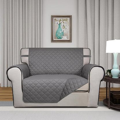 PureFit Reversible Quilted Sofa Cover, Water Resistant Slipcover Furniture - Image 2