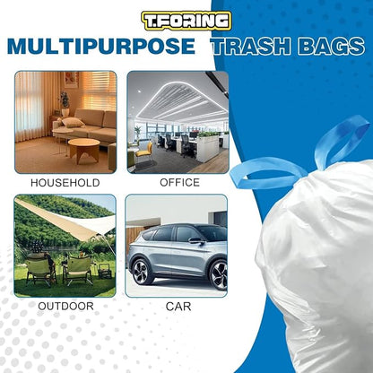 10-13 Gallon Trash Bags Drawstring 1.2 Mil - Image 6