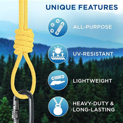 TECEUM Cotton Rope 3/16” – 50 FT – Strong All-Purpose Braided Rope – Natural - Image 4
