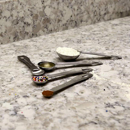husMait Stainless Steel Measuring Spoons - Image 7