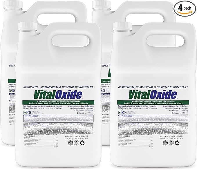 Vital Oxide Disinfectant, Deodorizer, Food-Contact Sanitizer, Virucide – – by VitalOxide
