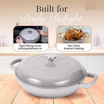 Shallow Cast Iron Casserole - Image 7