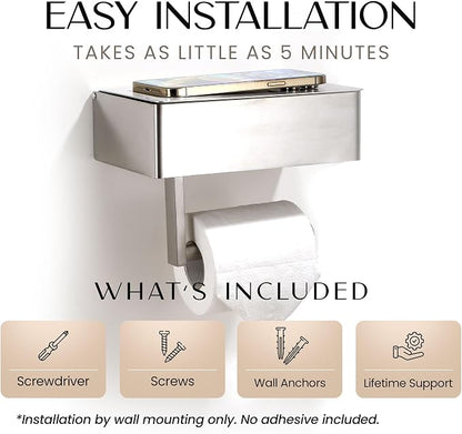 Day Moon™ - Toilet Paper Holder - Modern Roll Holder - Image 5