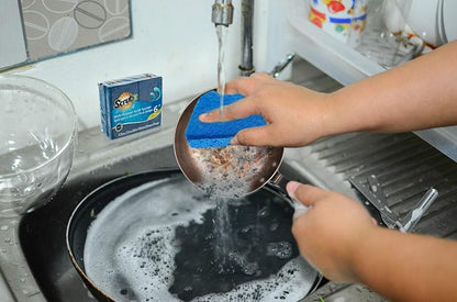 Scrubit Non-Scratch Cleaning Scrub Sponges- Scrubbing Dish Sponge Ideal - Image 4