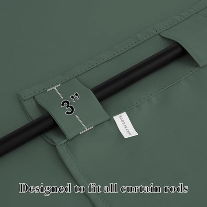 RYB HOME Blackout Curtains 45 inches Long - Image 5