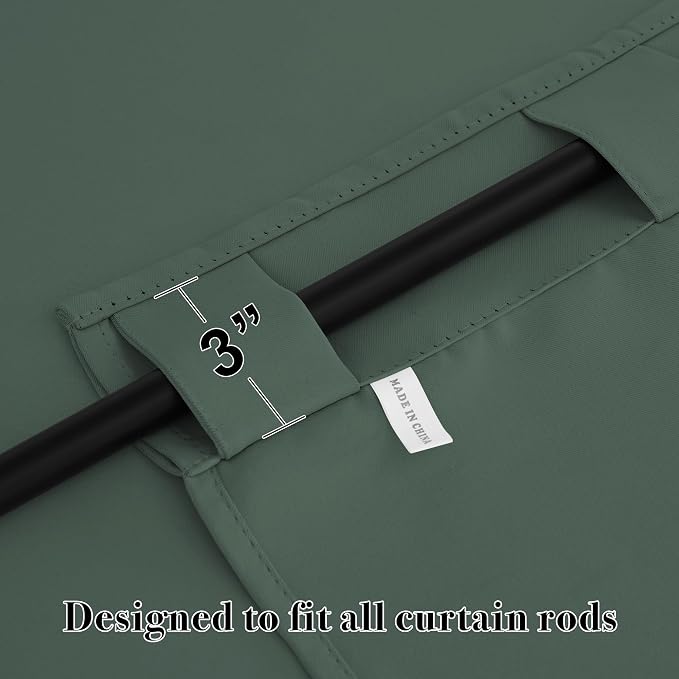 RYB HOME Short Blackout Curtains 36 inches Length - Image 6