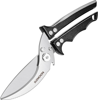 Heavy Duty Poultry Shears Meat Cutting Dishwasher Safe and Food Stainless by SLEMOON