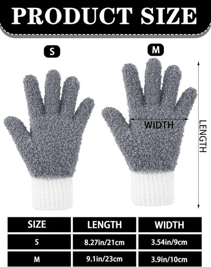 Bencailor 3 Pairs Microfiber Plant Dusting Gloves Leaf Cleaning Gloves - Image 3
