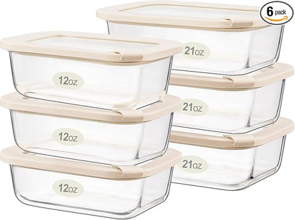 Urban Green Glass Food Storage Containers by LiveaLifeEasierandGreener